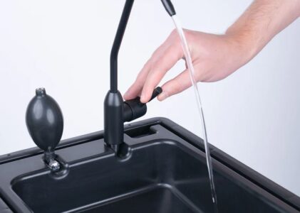 BOXIO Wash – das mobile Waschbecken